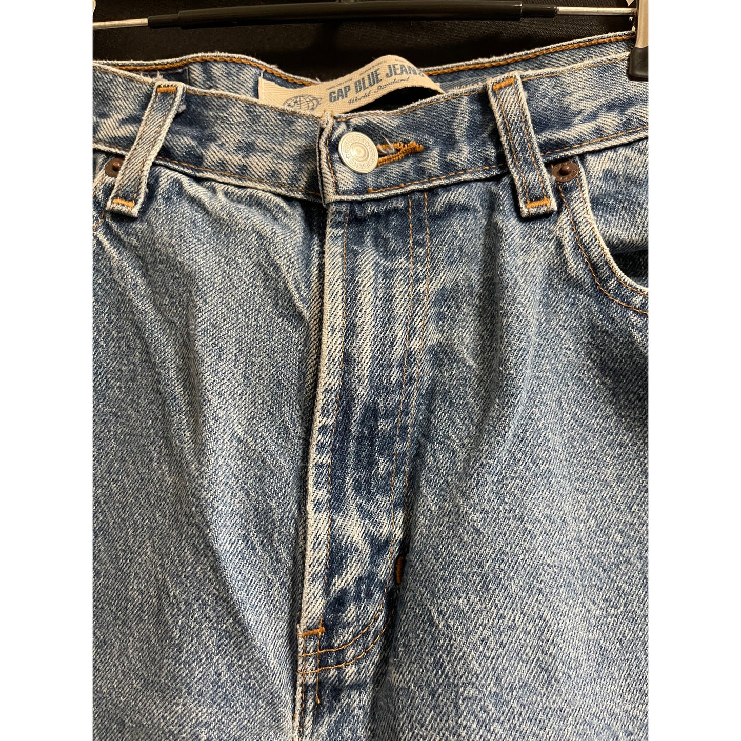Vintage Gap Blue Jeans World Standard No 3 Classic Fit Jeans - Size 12 R