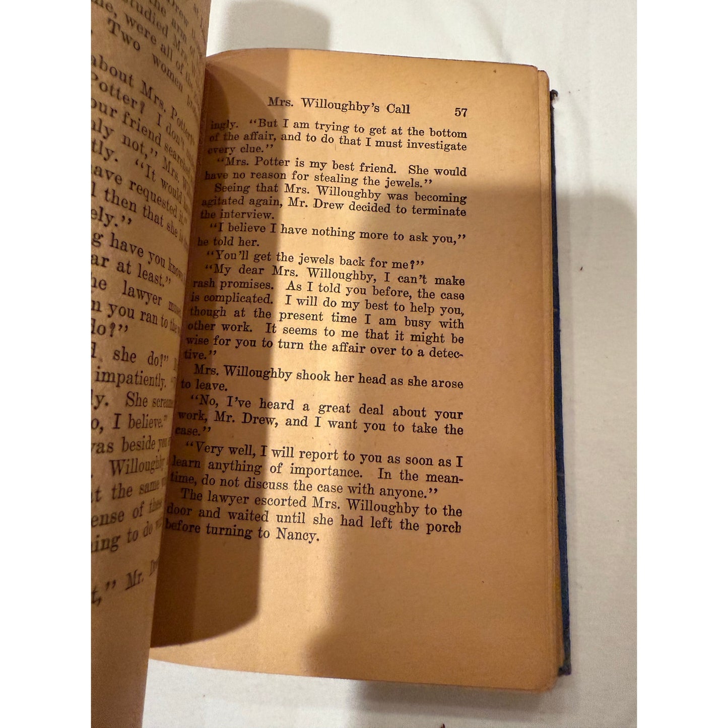 Nancy Drew - The Mystery at the Lilac Inn - Blue Tweed - 1930 - Hardcover
