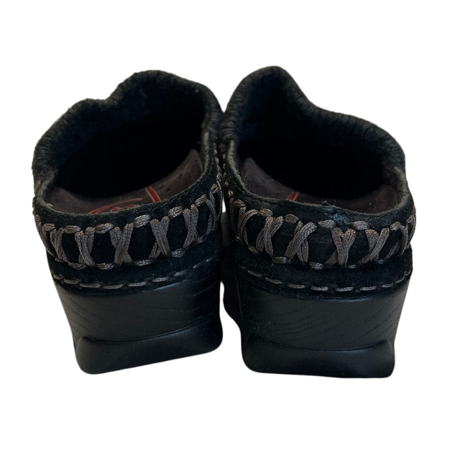 Klogs Slip Resistant - Non Marking - Size 7M - Leather Clog in Black