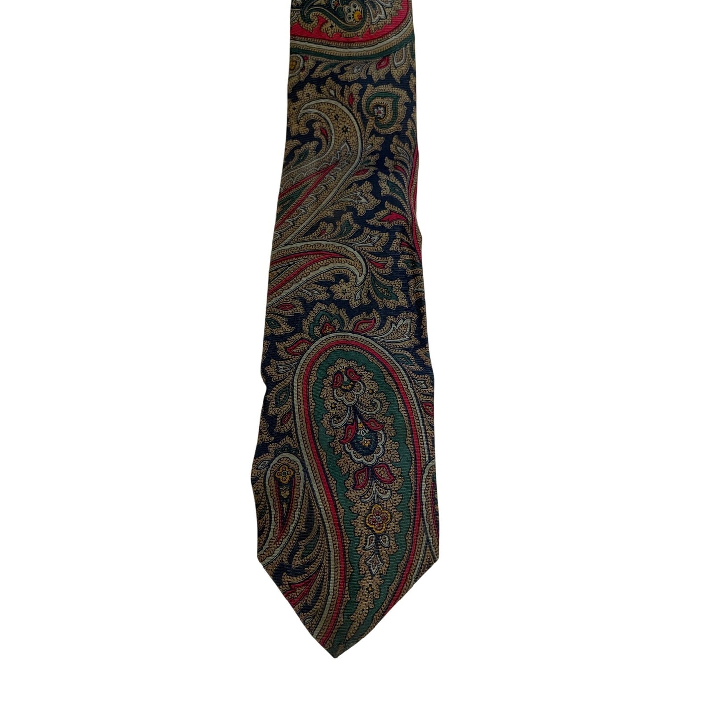 Vintage Family Britches (Mom & Pop) 100% Silk English Necktie Large Paisley