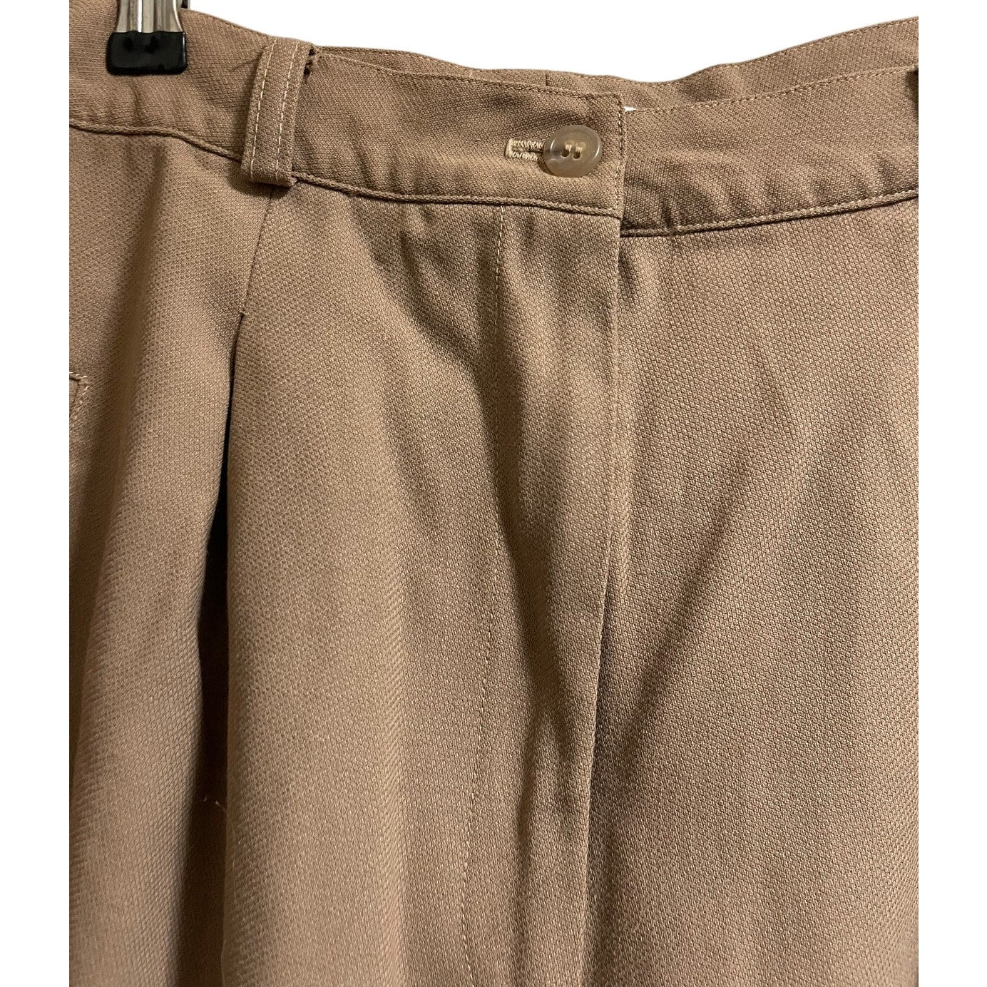 Vintage Calvin Klein 100% Wool Tan Dress Pants - High Waisted - Read Description