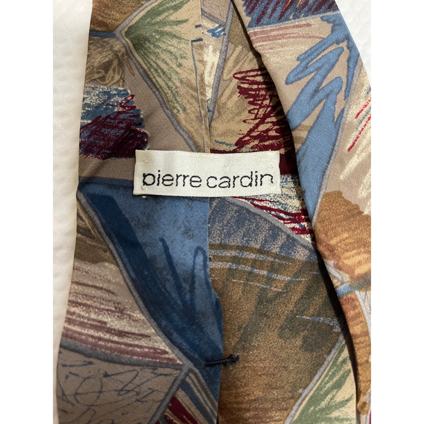 Vintage Pierre Cardin 90's Geometric Abstract Necktie Men's Tie