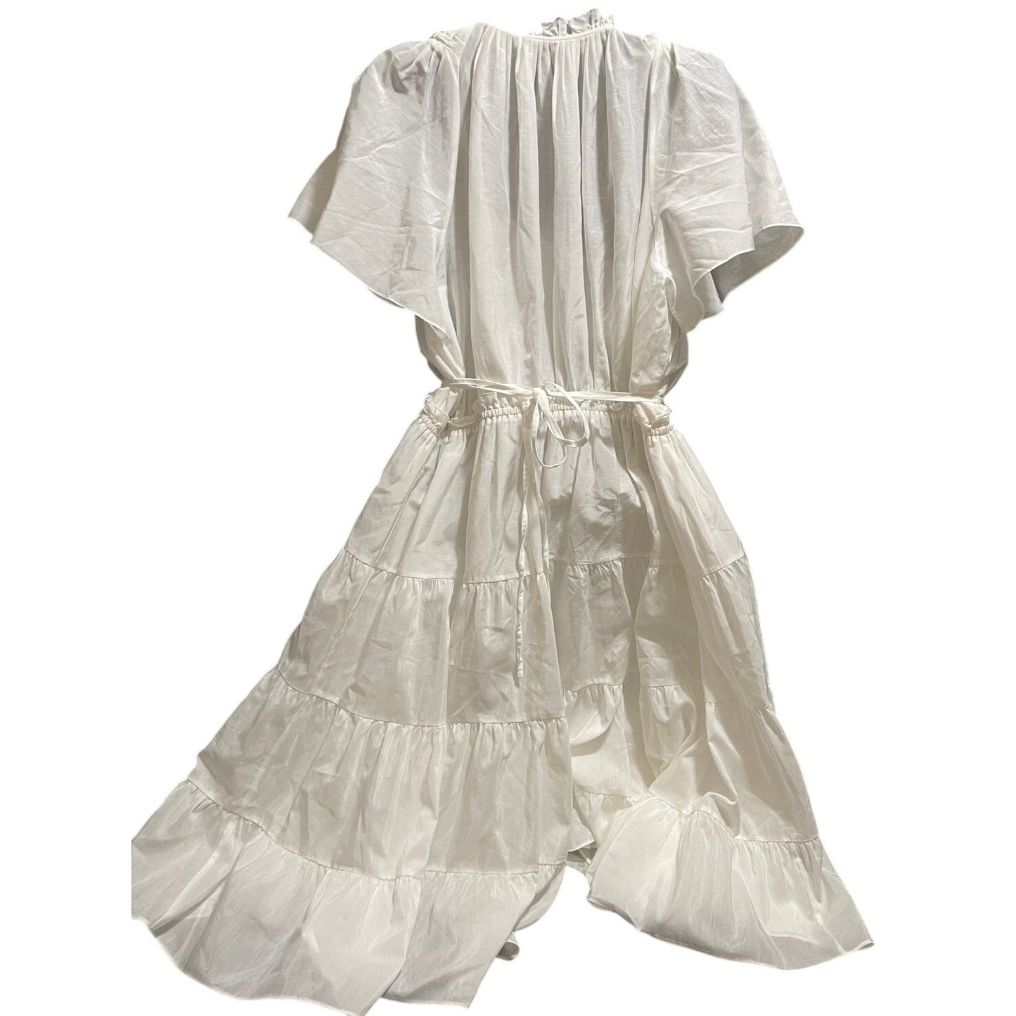 Kobi Halperin White Size Medium Boho Midi Dress