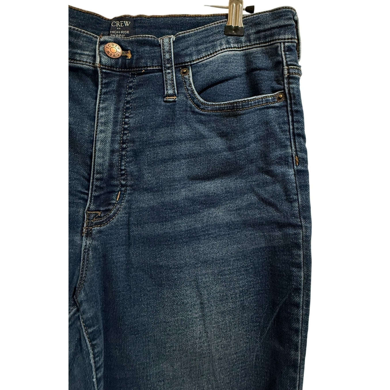 J.Crew 9" High Rise Skinny Size 30 Dark Wash Denim Jeans