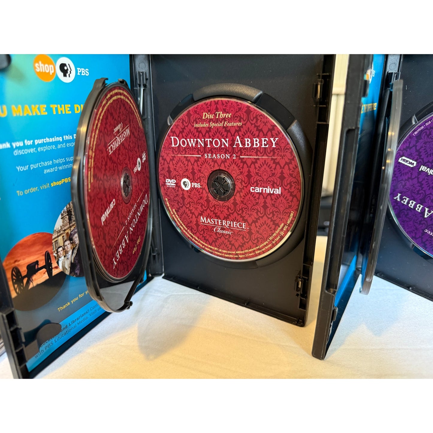 Downton Abbey Seasons 1-3 DVD's - Original UK Edition Masterpiece Classic PBS