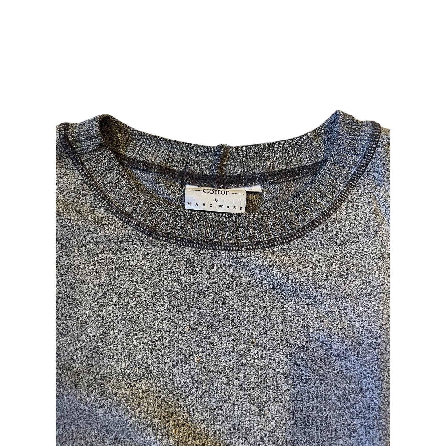 Hot Cotton by Marc Ware Grey Crewneck Sweatshirt - Women's XL