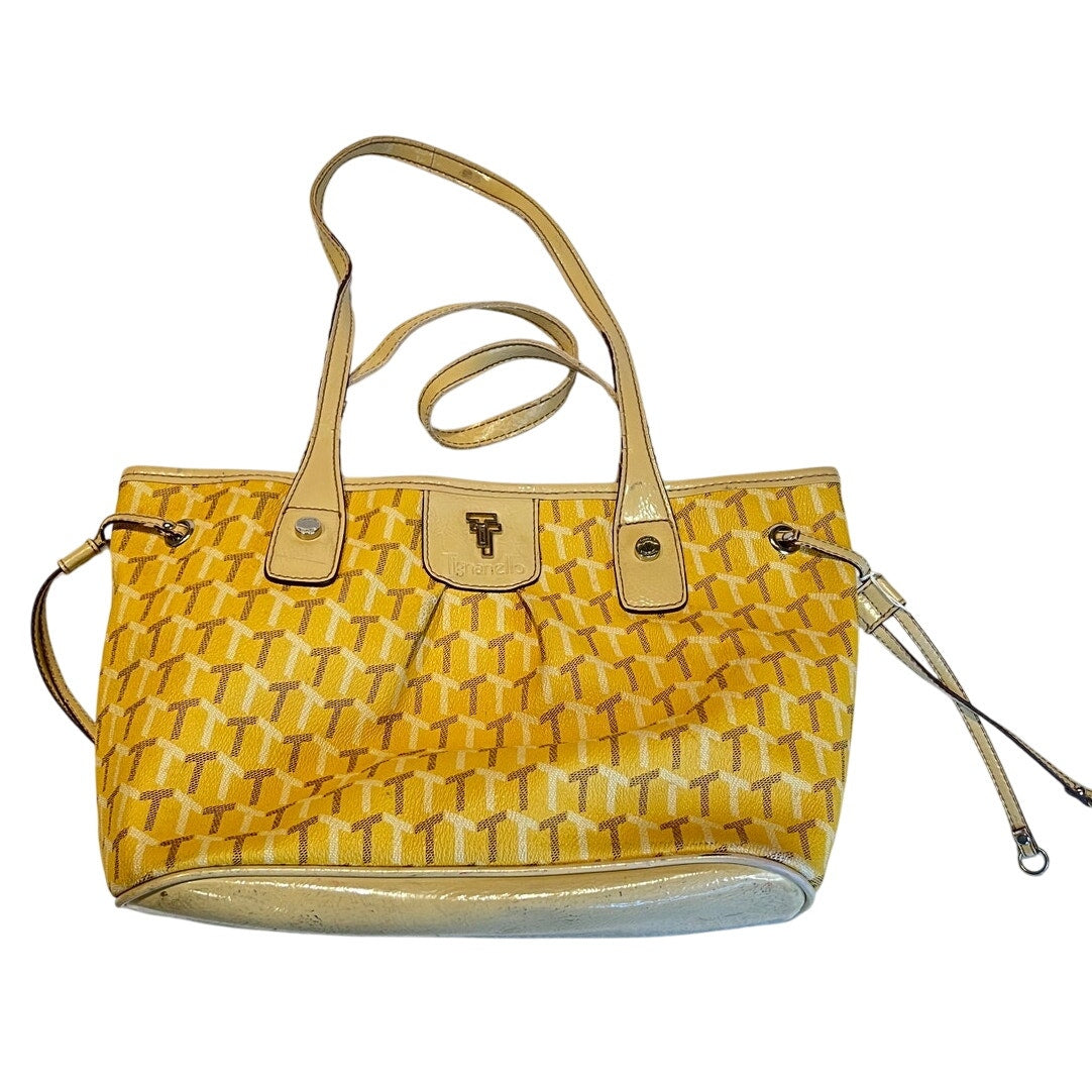 Tignanello Matching Yellow Purse / Handbag & Clutch / Wallet