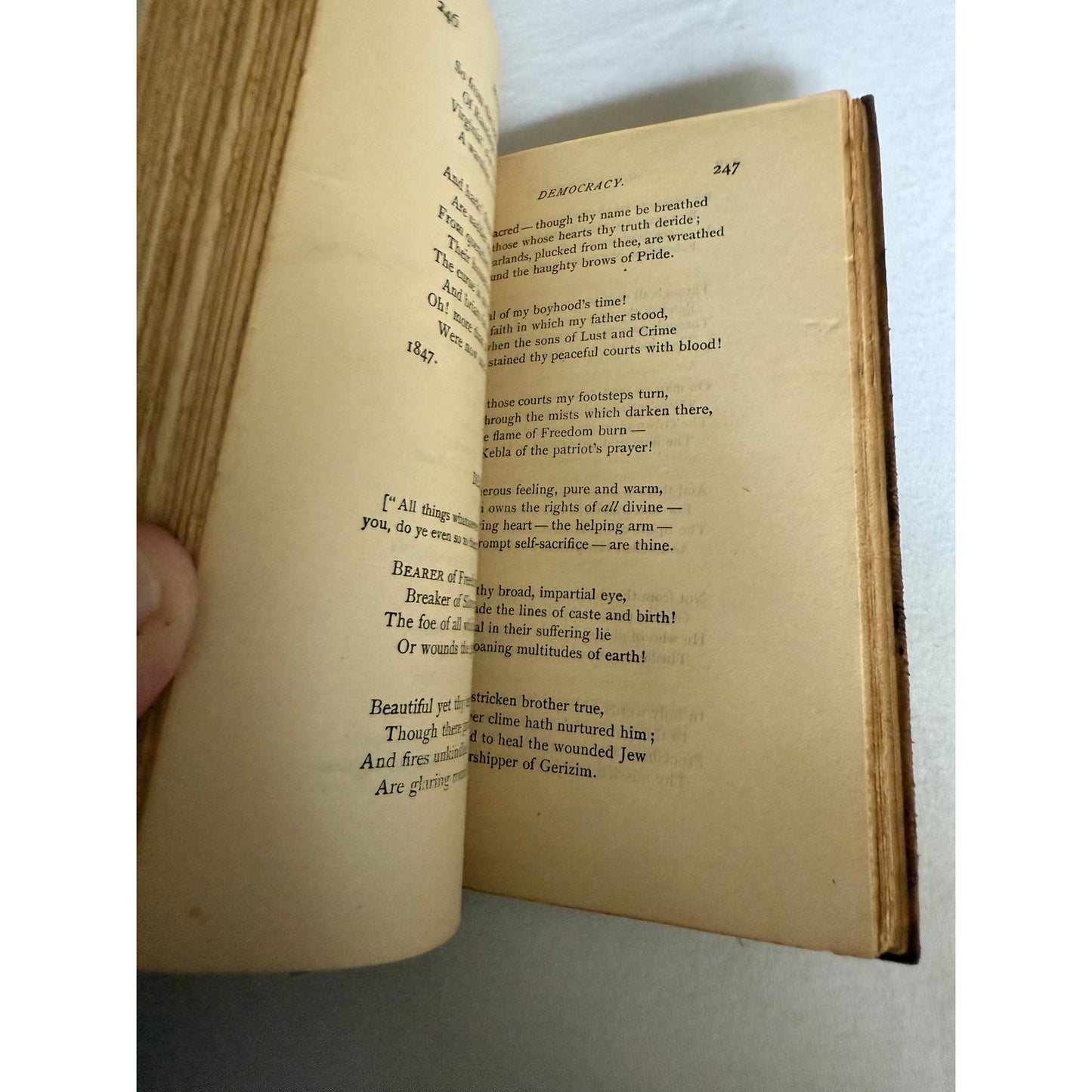 Whittier's Poems - John Greenleaf Whittier - 1893 - Leather Bound