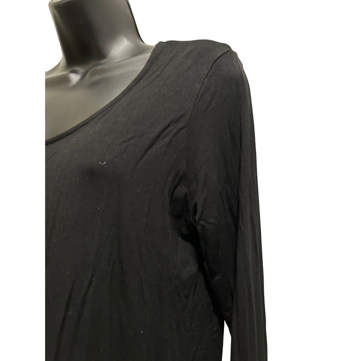 Mercer & Madison Black Lightweight Long Sleeve Shirt - Size Medium