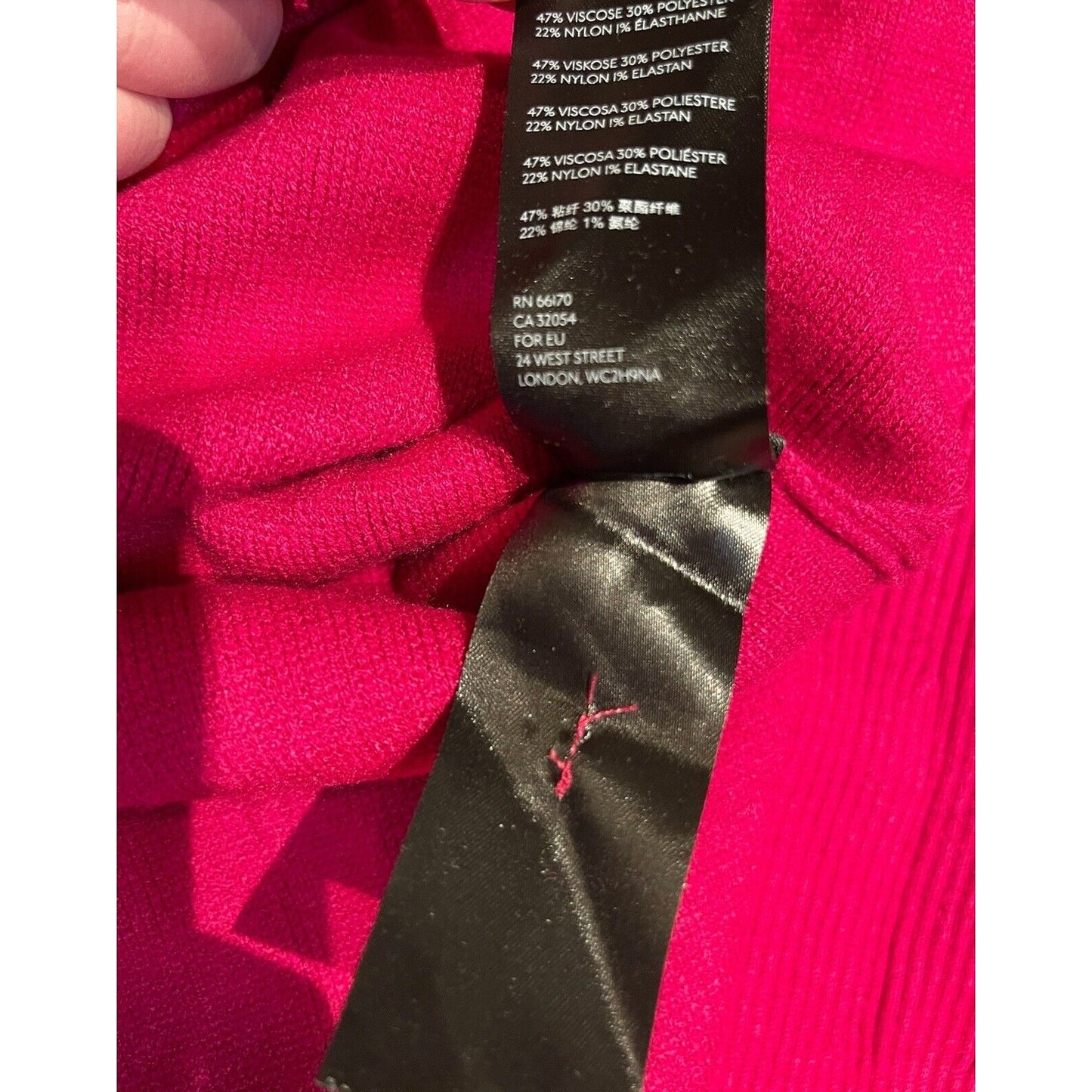 NWT Anthropologie Women’s Split Hem Cowl Neck Size Small Pink Sweater $120 MSRP