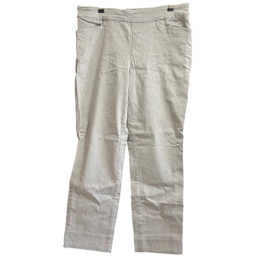 Hilary Radley Size 12 Light Gray Dress Pants