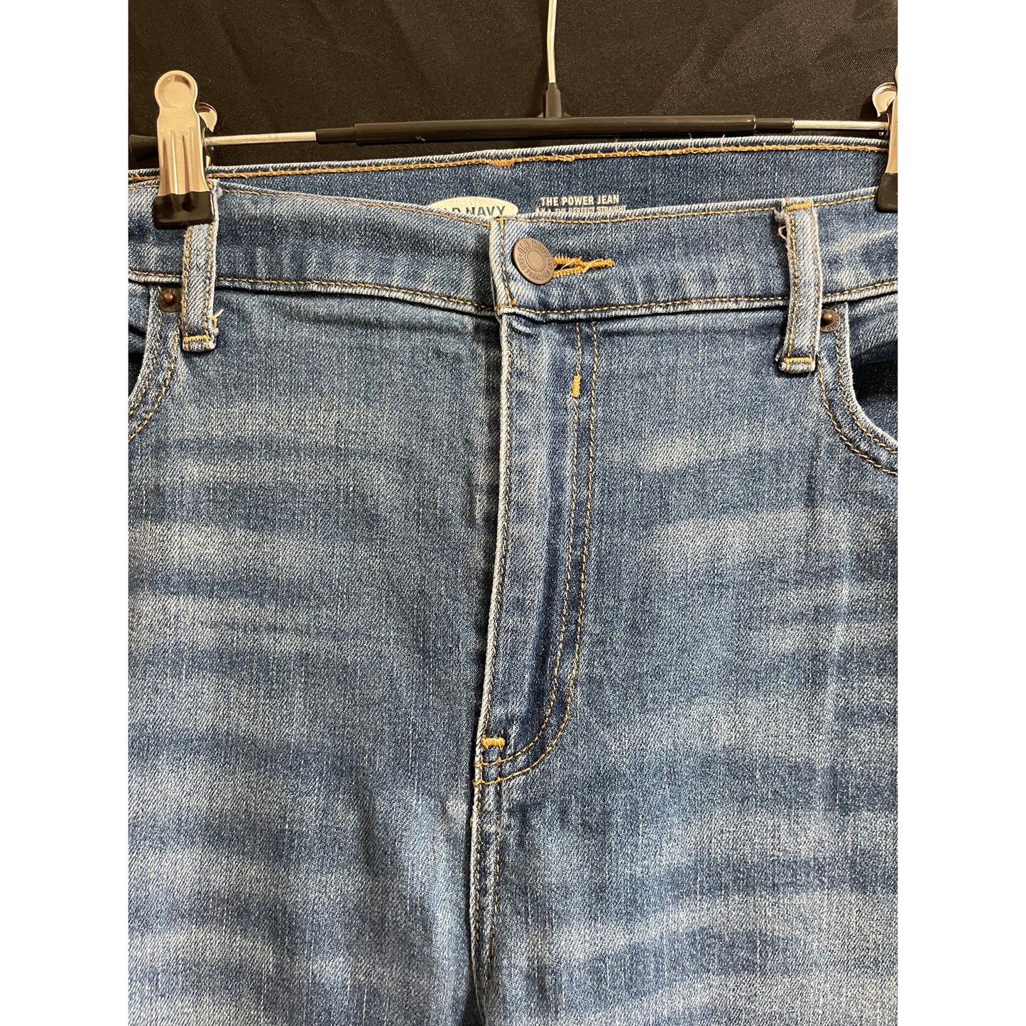 Old Navy The Power Jean The Perfect Straight Size 16 Ankle Fray Denim Jeans