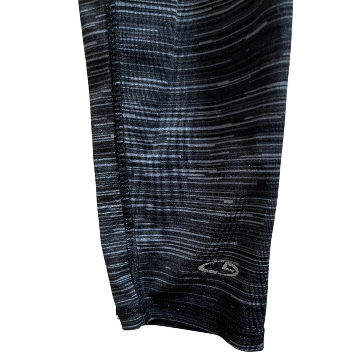 Champion Duo Dry Black & Grey Workout Leggings - Medium