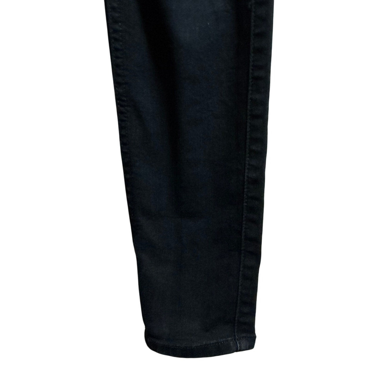 7 For All Mankind The Skinny Black Denim Jeans - Size 26