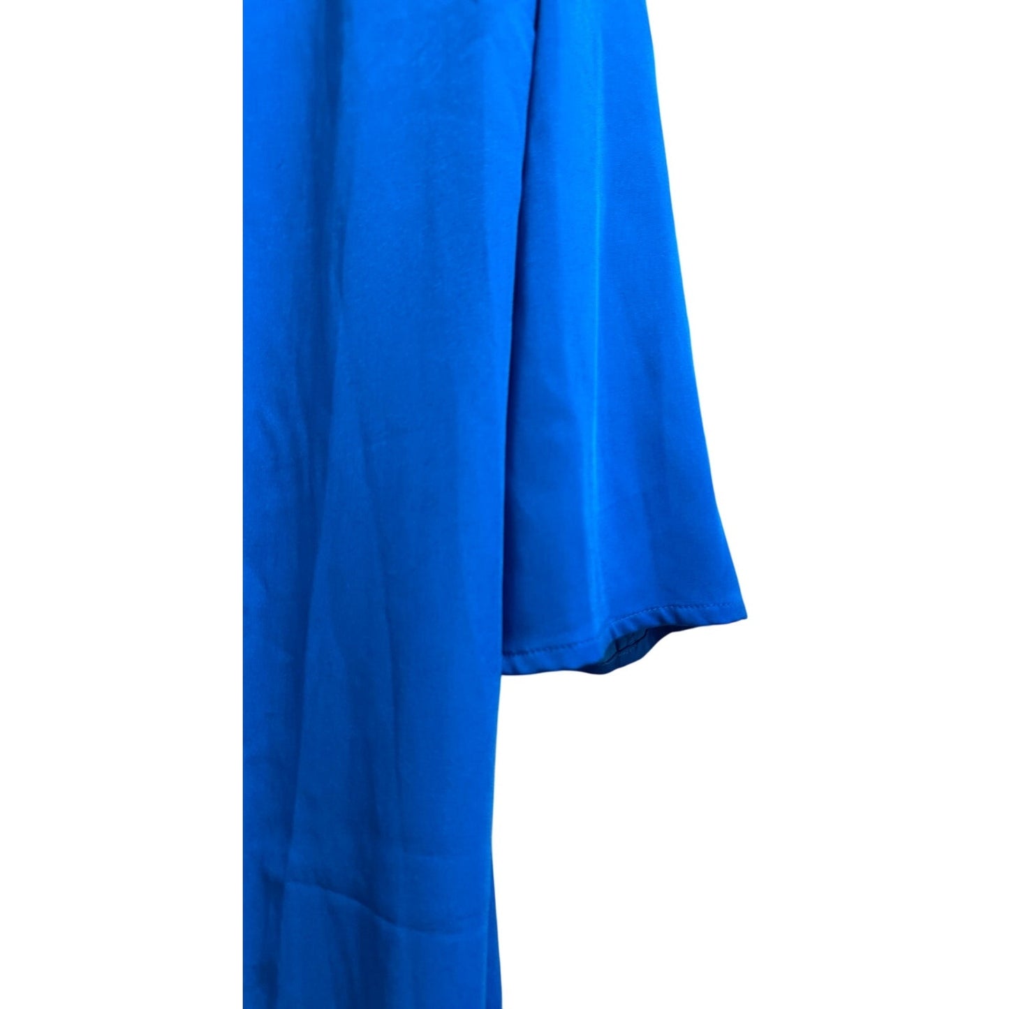 Rosie Pope Blue 3/4 Sleeve Midi Dress - Size Medium