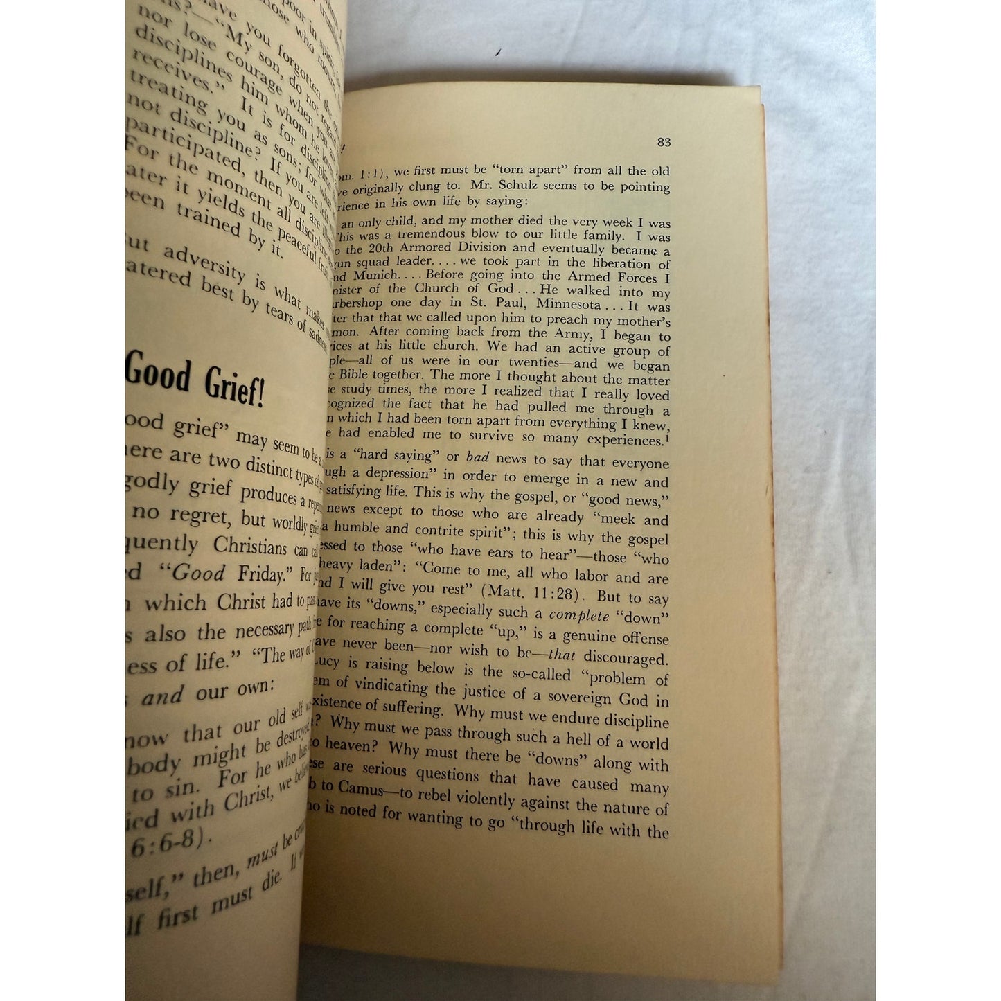 The Gospel According to Peanuts 1965 (8th Printing) Charles Schulz Paperback