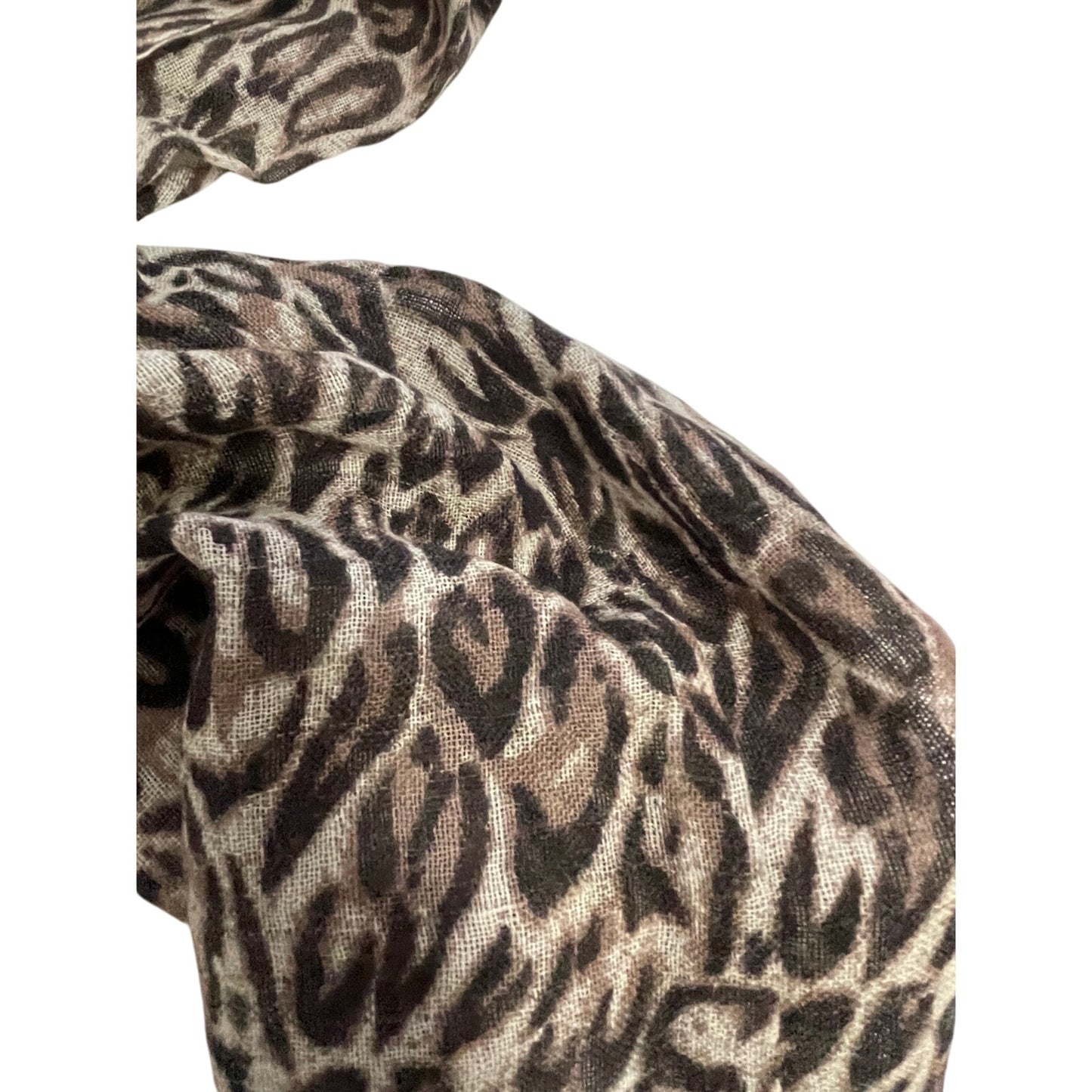 Bindya 100% Wool Animal Print Scarf