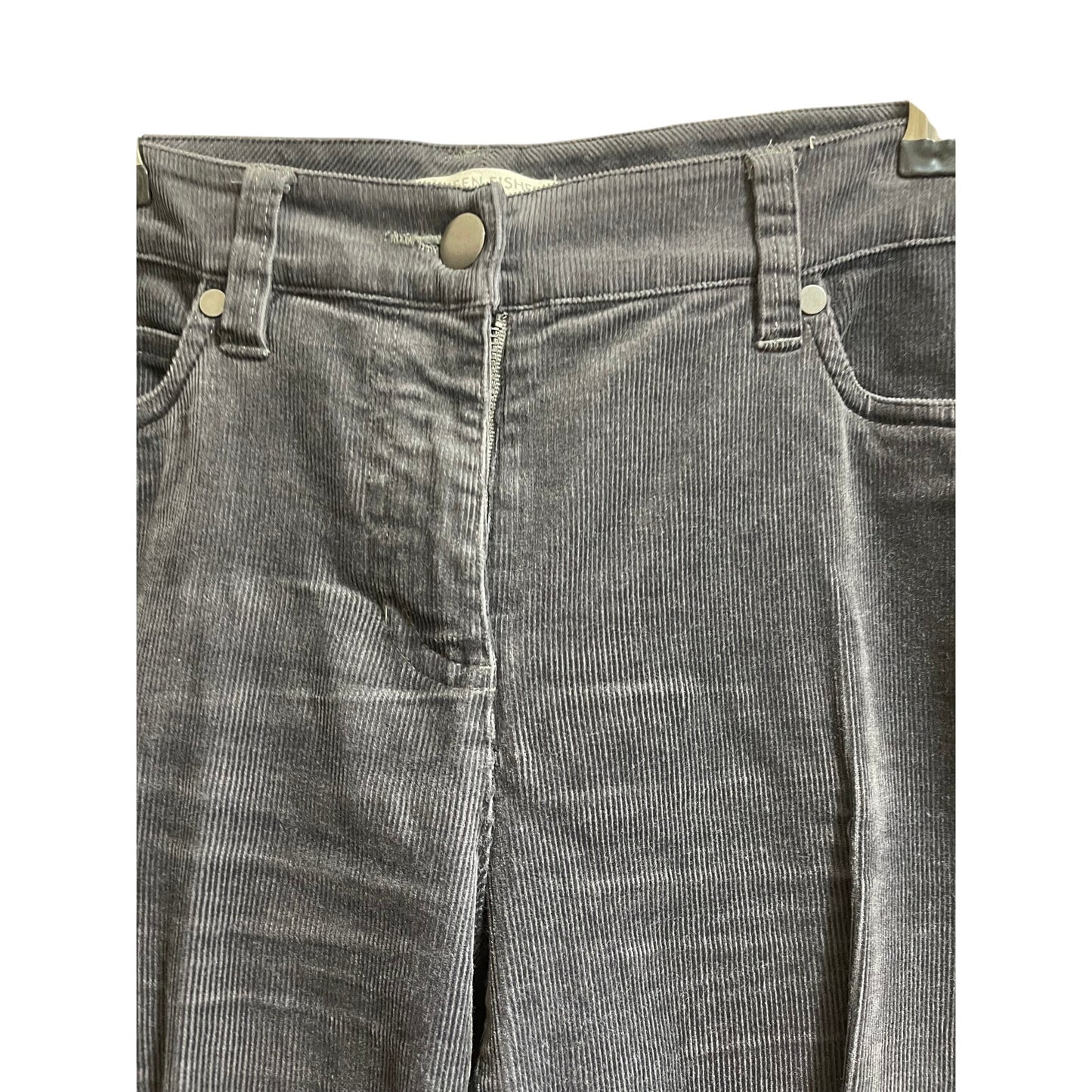 Eileen Fisher Petite Dark Gray Corduroy Size 10 Pants