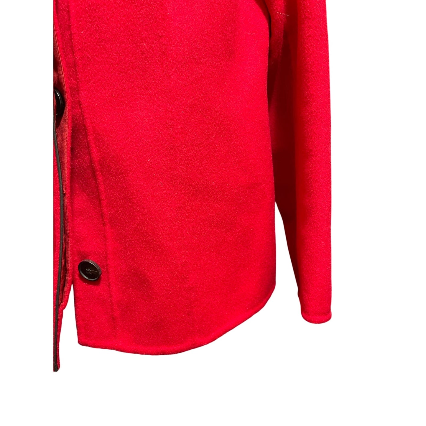 Lafayette 148 New York Red Size 10 Petite Wool & Angora Blazer