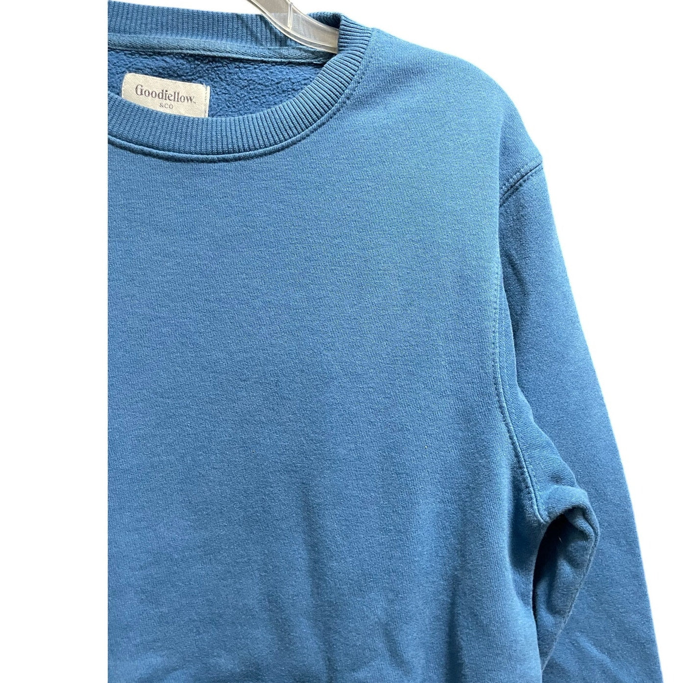 Goodfellow Blue Basic Crewneck Sweatshirt - Men's Size Small