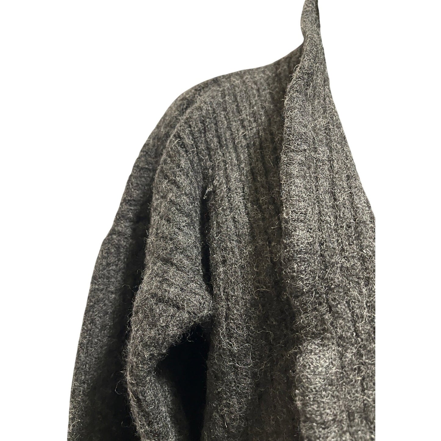 Vintage Peruvian Connection Wool & Baby Alpaca Gray Cardigan - Size Small