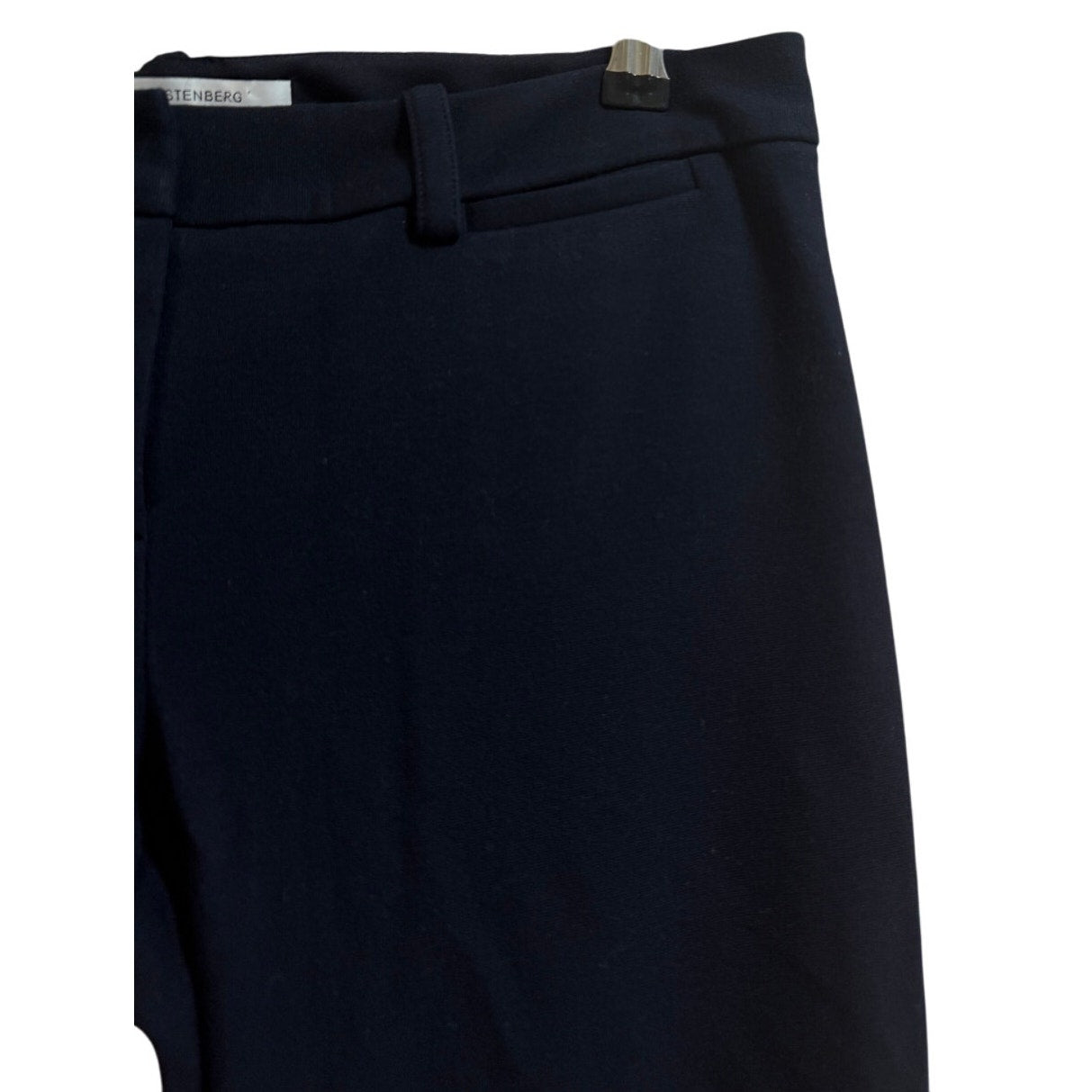 Diane Von Furstenburg Dark Navy Slacks - Size 4 - Straight Leg