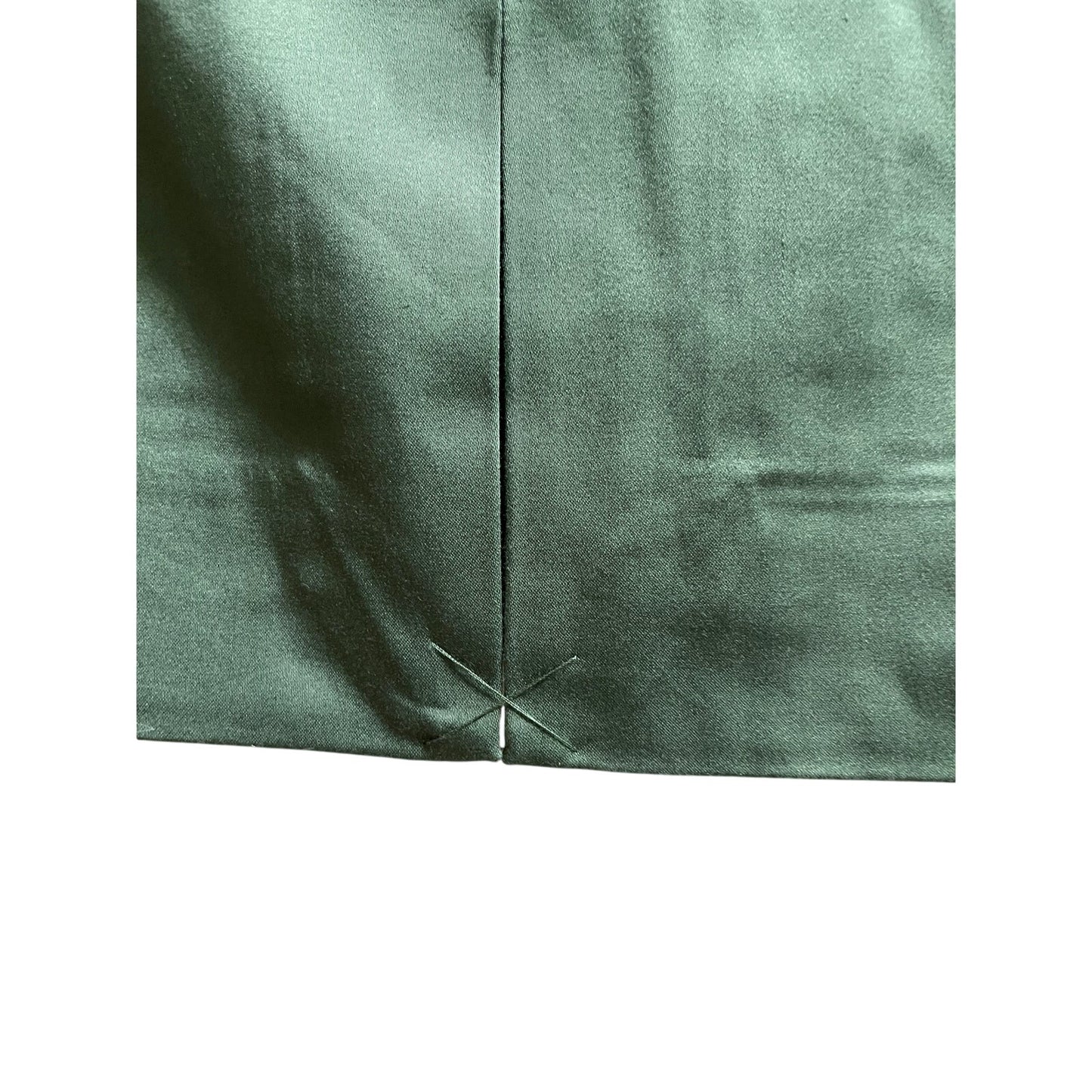 NWT White House Black Market Olive Green Pencil Skirt - Sateen - Size 8