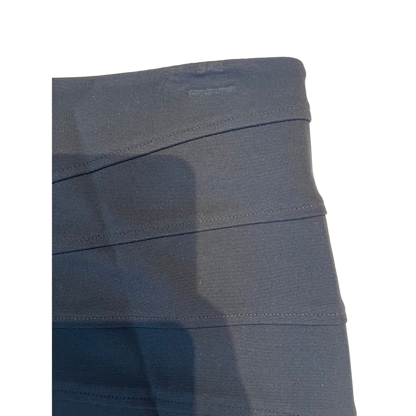 Vintage Cache - Black Pencil Skirt - Size 6 - Midi - Piping