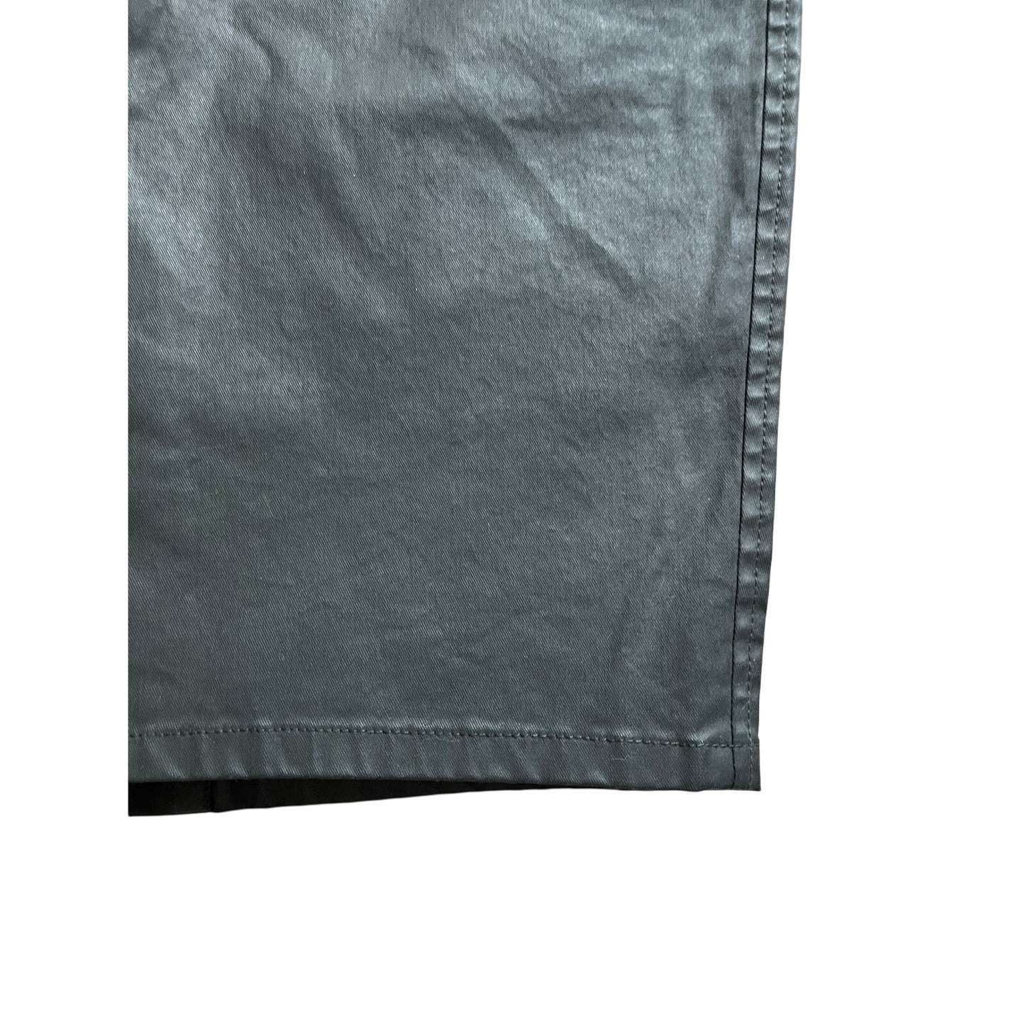 NWT Ann Taylor Dark Grey Coated Denim Curvy Fit Pencil Skirt - Size 6 - $69.50