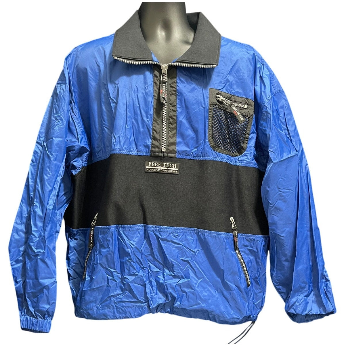 Free Country USA Blue XL Free Tech Aqua Sport Adventure Jacket