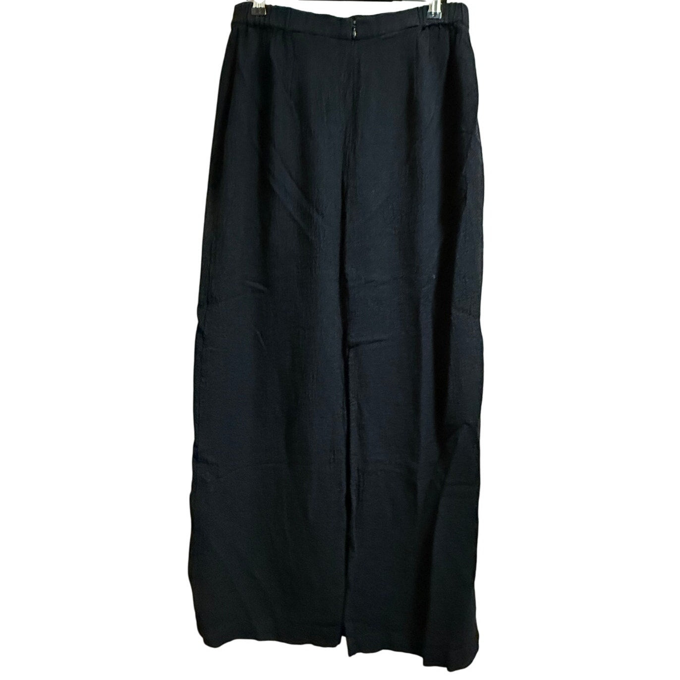 Eileen Fisher Black Zip Closure Maxi Skirt - Size Small