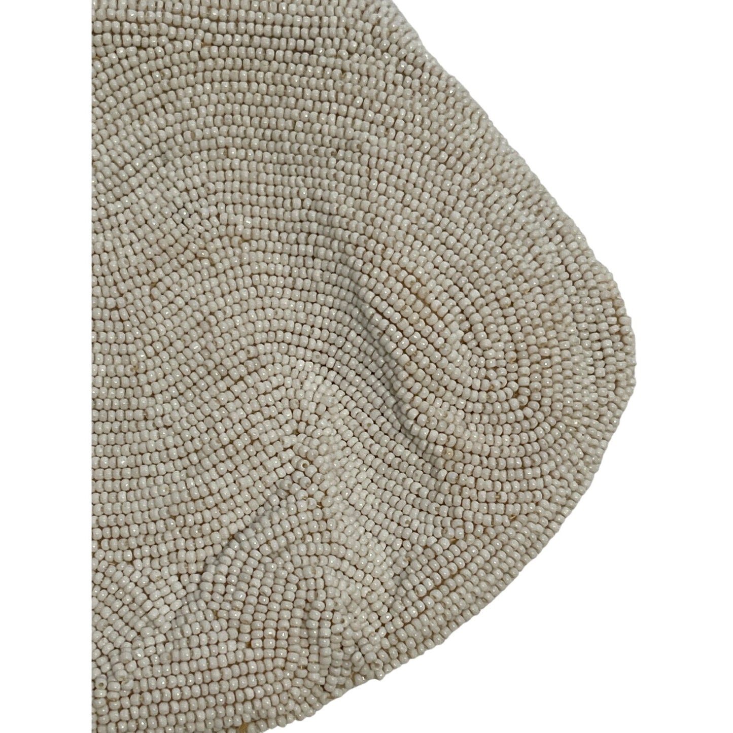 Vintage Julius Garfinckel & Co White Beaded Clutch