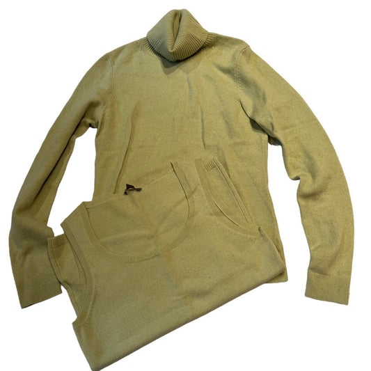 Ann Taylor Mint Green Cashmere Knit Sweater & Tank Top - Size XS
