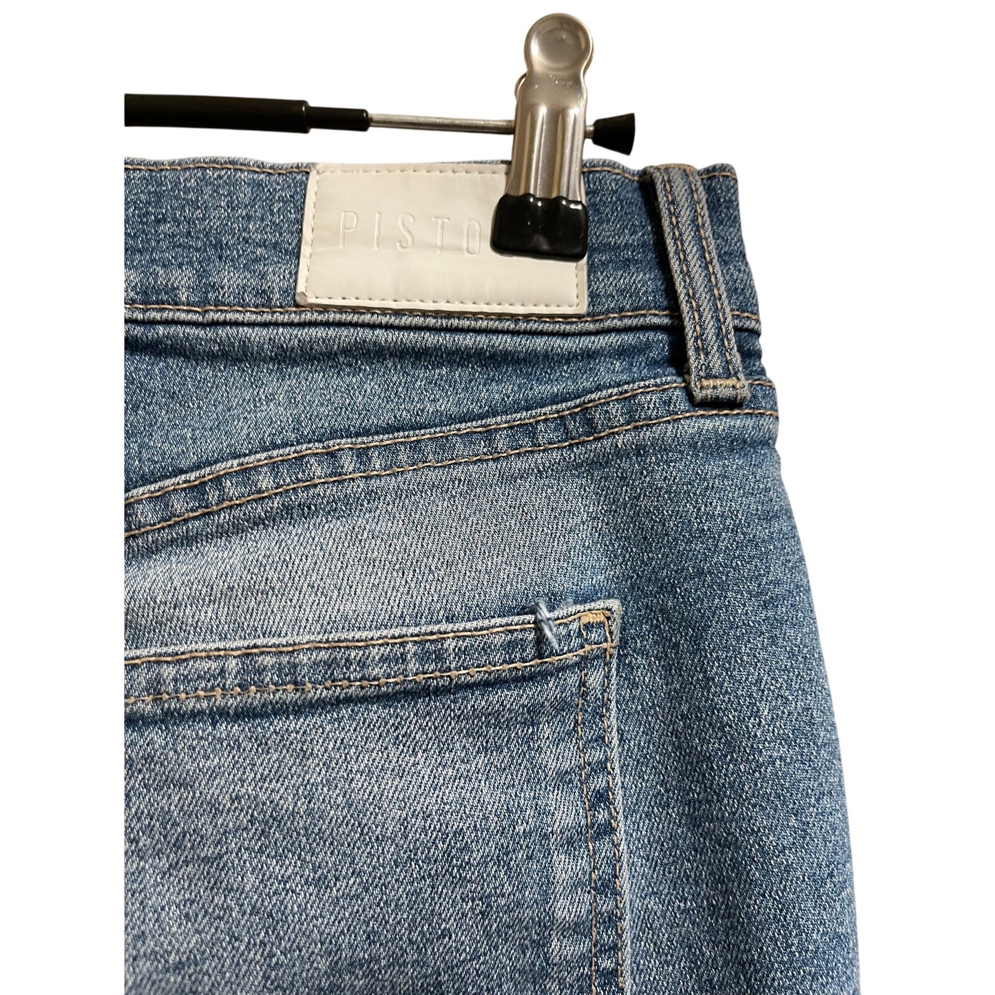 Pistola Size 25 Distressed Frayed Hem Denim Jeans