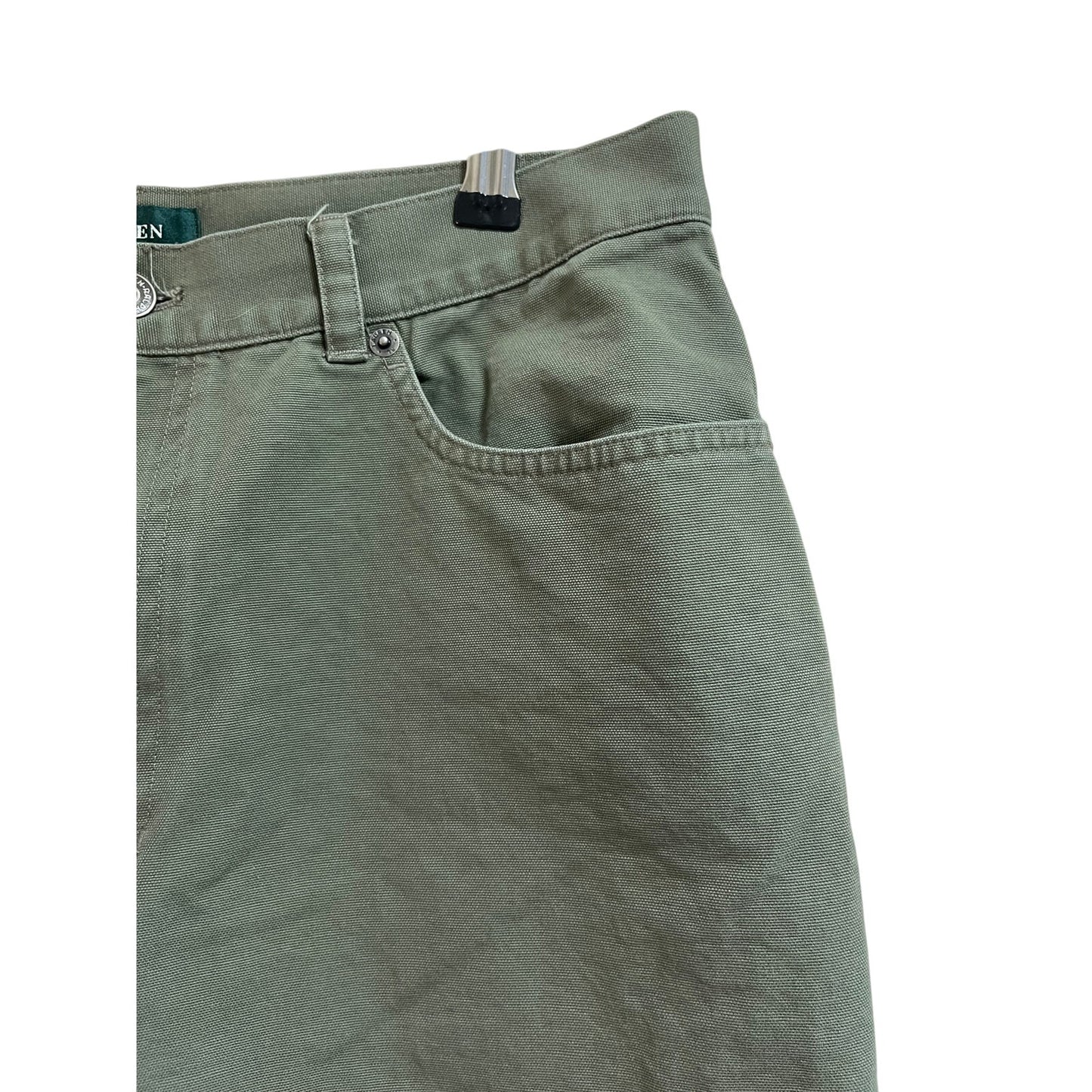 Ralph Lauren Green Straight Leg Women's Jeans - Size 12 Vintage 90's