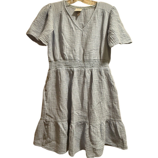 Knox Rose Soft Blue Short Sleeve Mini Dress - Size XS