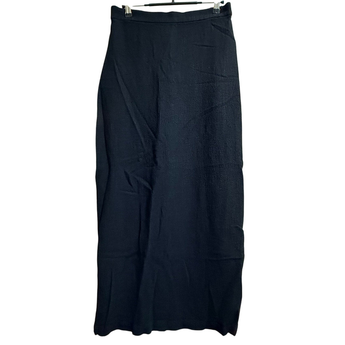 Eileen Fisher Black Zip Closure Maxi Skirt - Size Small