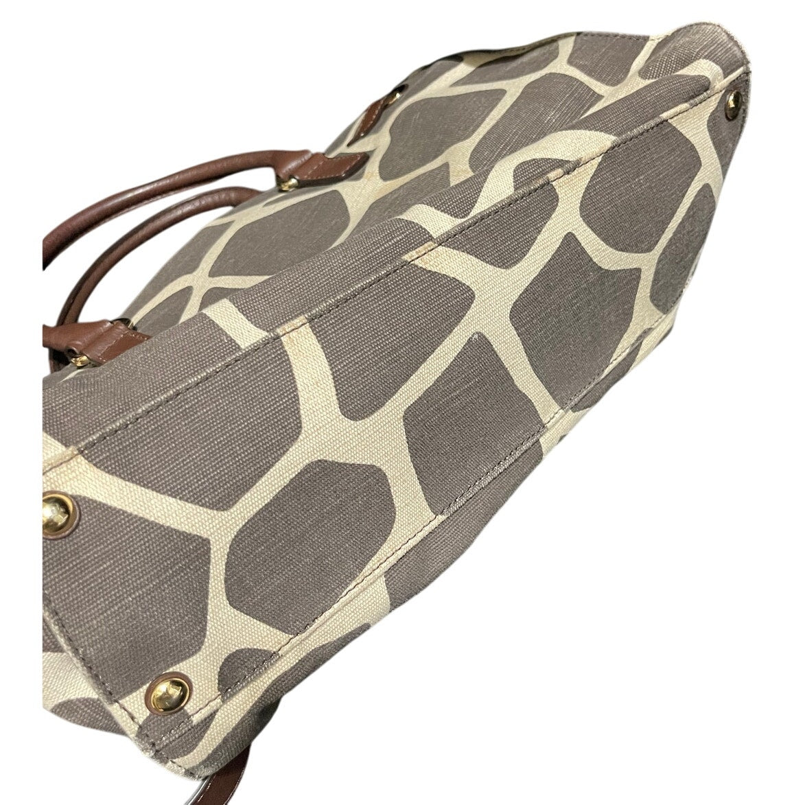 Michael Kors Hamilton Giraffe Print Shoulder Bag / Purse