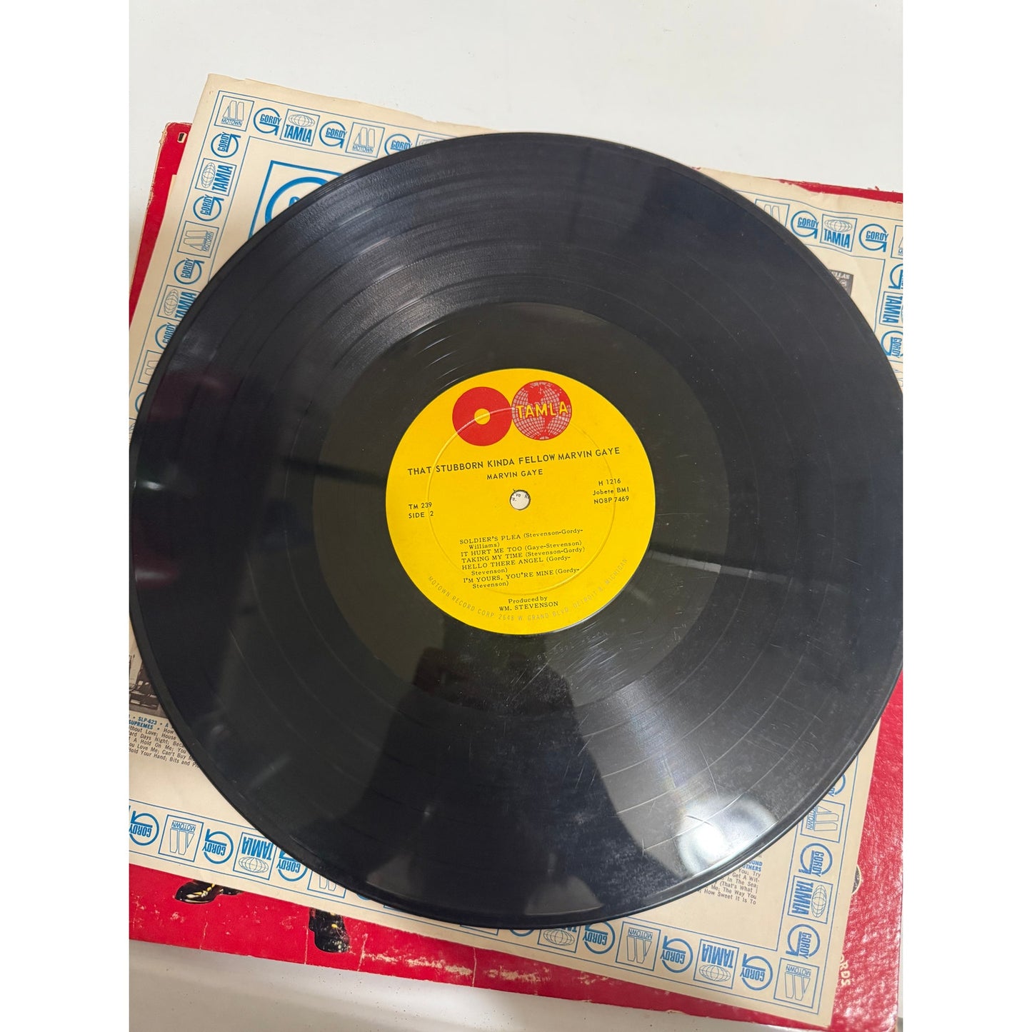 Marvin Gaye That Stubborn Kinda Fellow 1963 Pressing TM-237 - 12" Vinyl