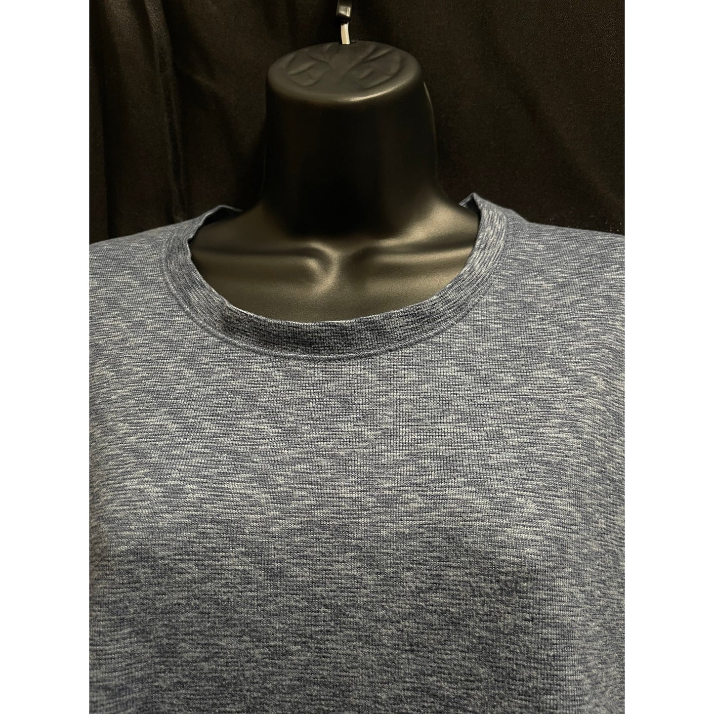 Jaclyn Intimates Size Medium Blue Knit Long Sleeve Shirt