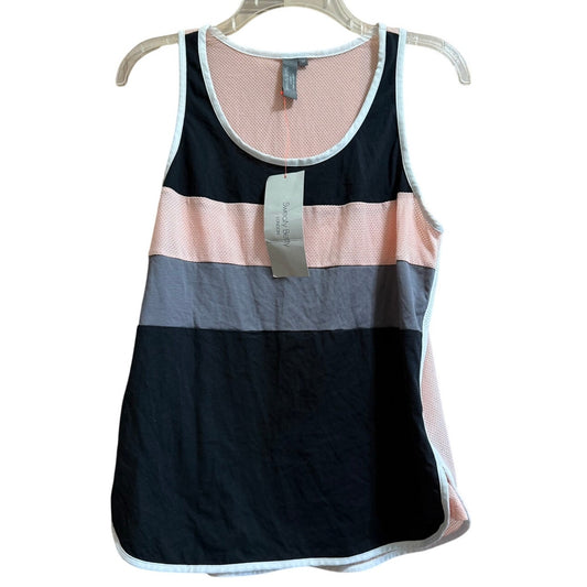 Sweaty Betty Morgan Workout Vest - NWT - Black & Pink - Medium