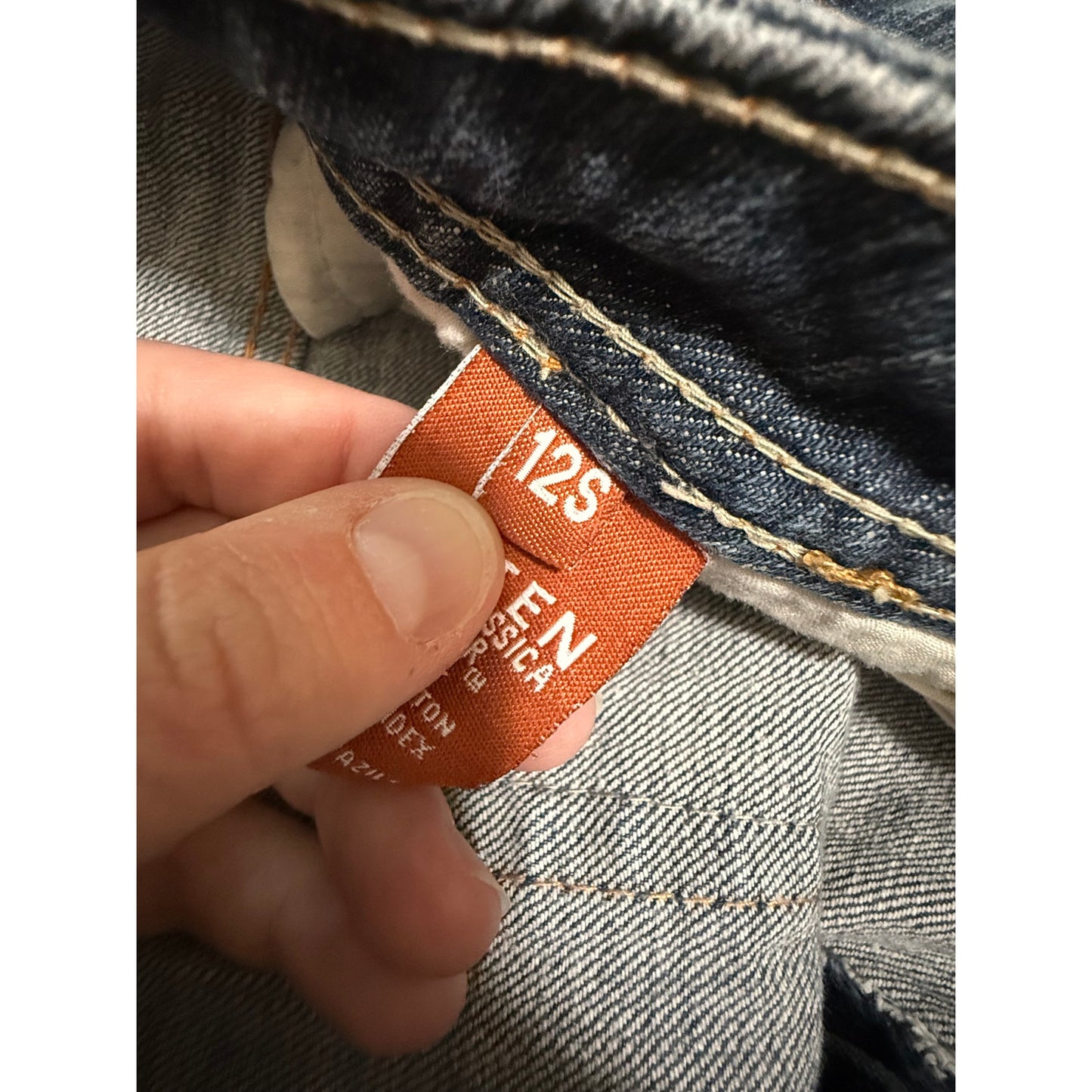 Bitten by Sarah Jessica Parker Straight Leg Denim Jeans - Size 12S
