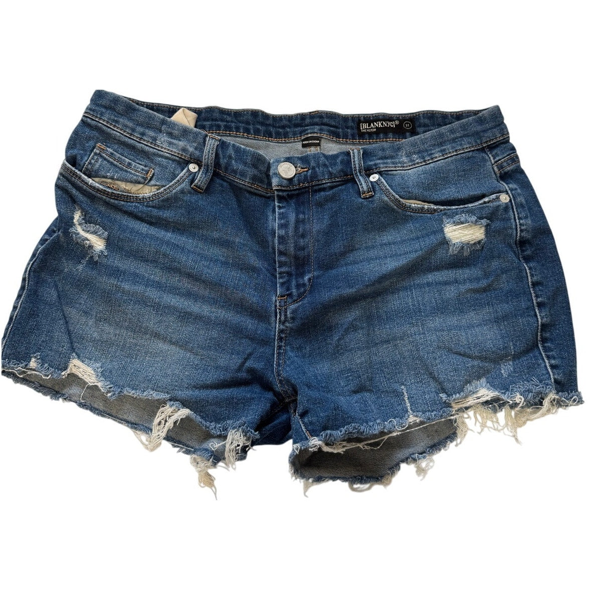 BlankNYC The Astor Size 31 Cut Off Denim Jean Shorts