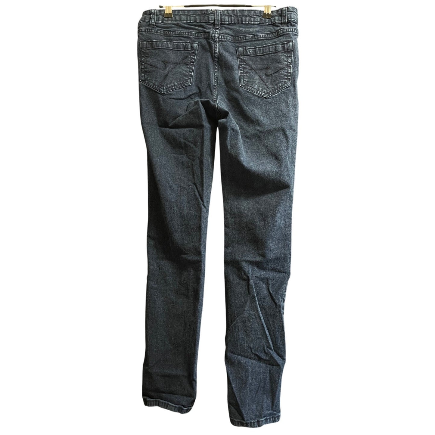 Kenneth Cole Reaction Straight Leg Size 10 Dark Wash Blue Jeans