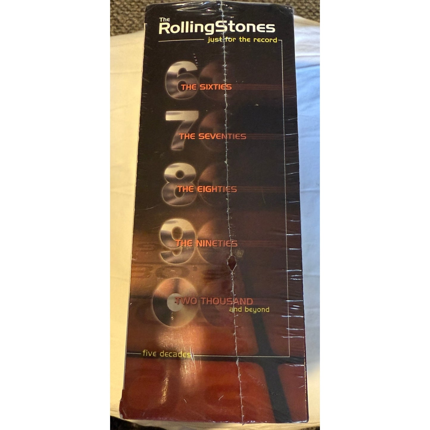 NEW** The Rolling Stones Just for The Record DVD 2003 5-Disc Box Set