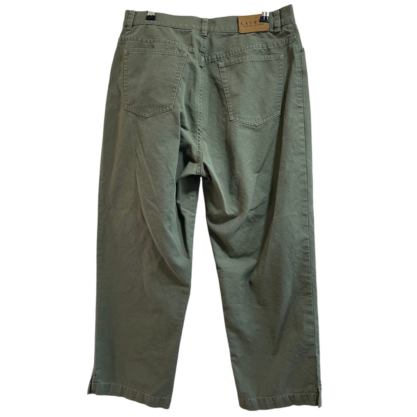 Ralph Lauren Green Straight Leg Women's Jeans - Size 12 Vintage 90's