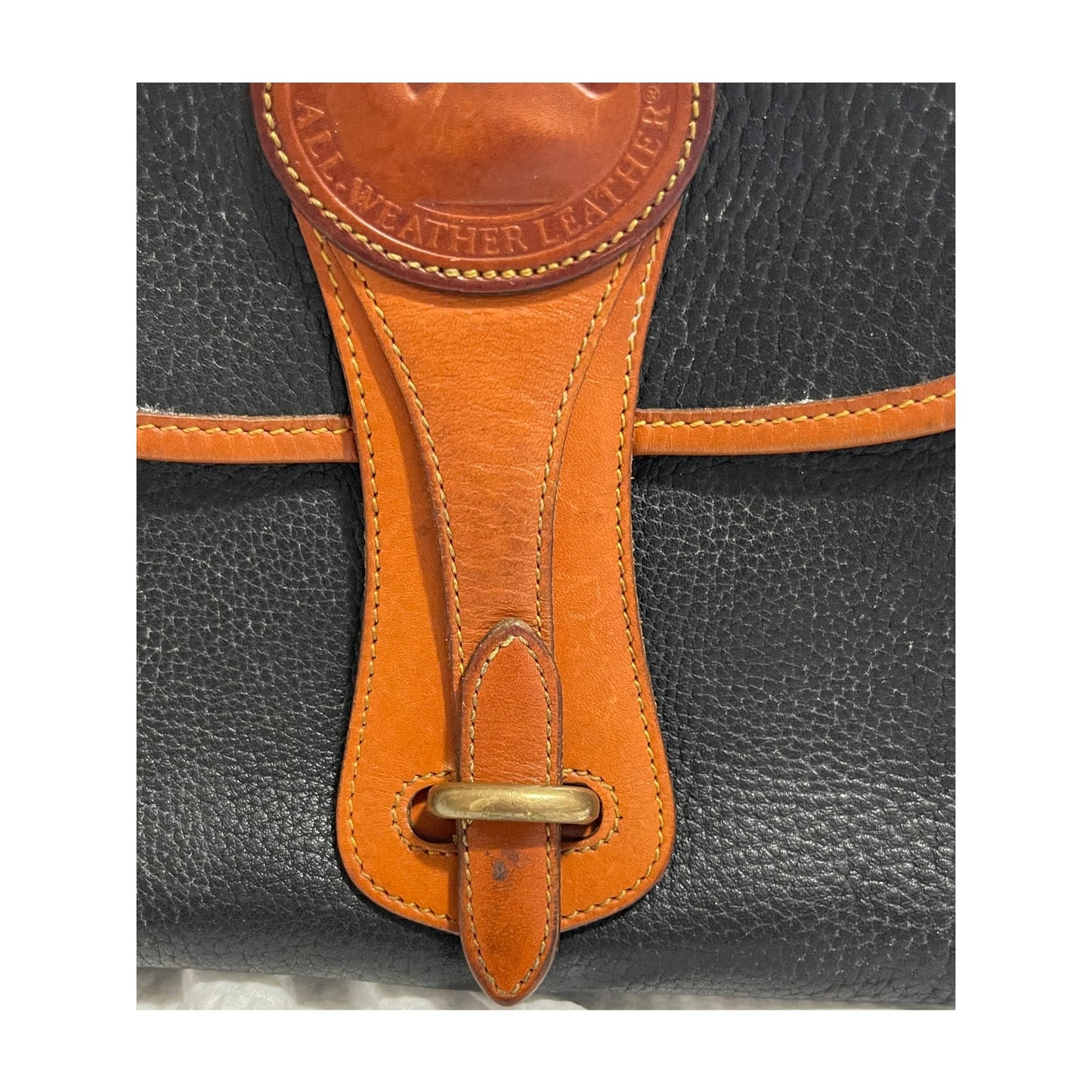 Vintage Dooney & Bourke All-Weather Leather Crossbody Bag Classic