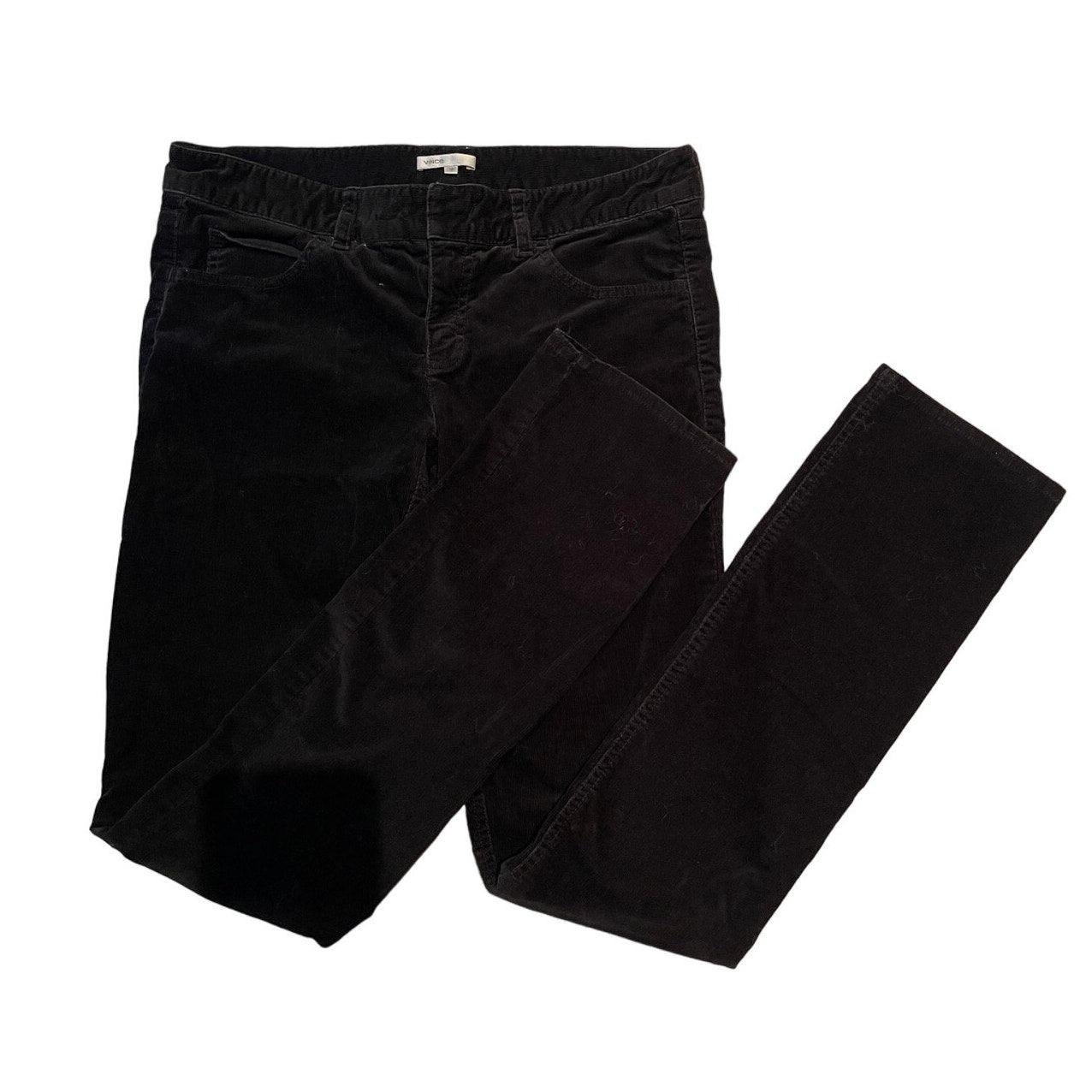 Vince. Women's Black Corduroy Pants Size 10
