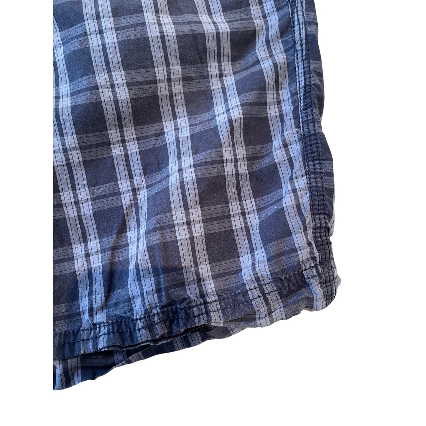 Apt 9 - Blue Plaid - Men's Size 33 - Golf Shorts - 100% Cotton