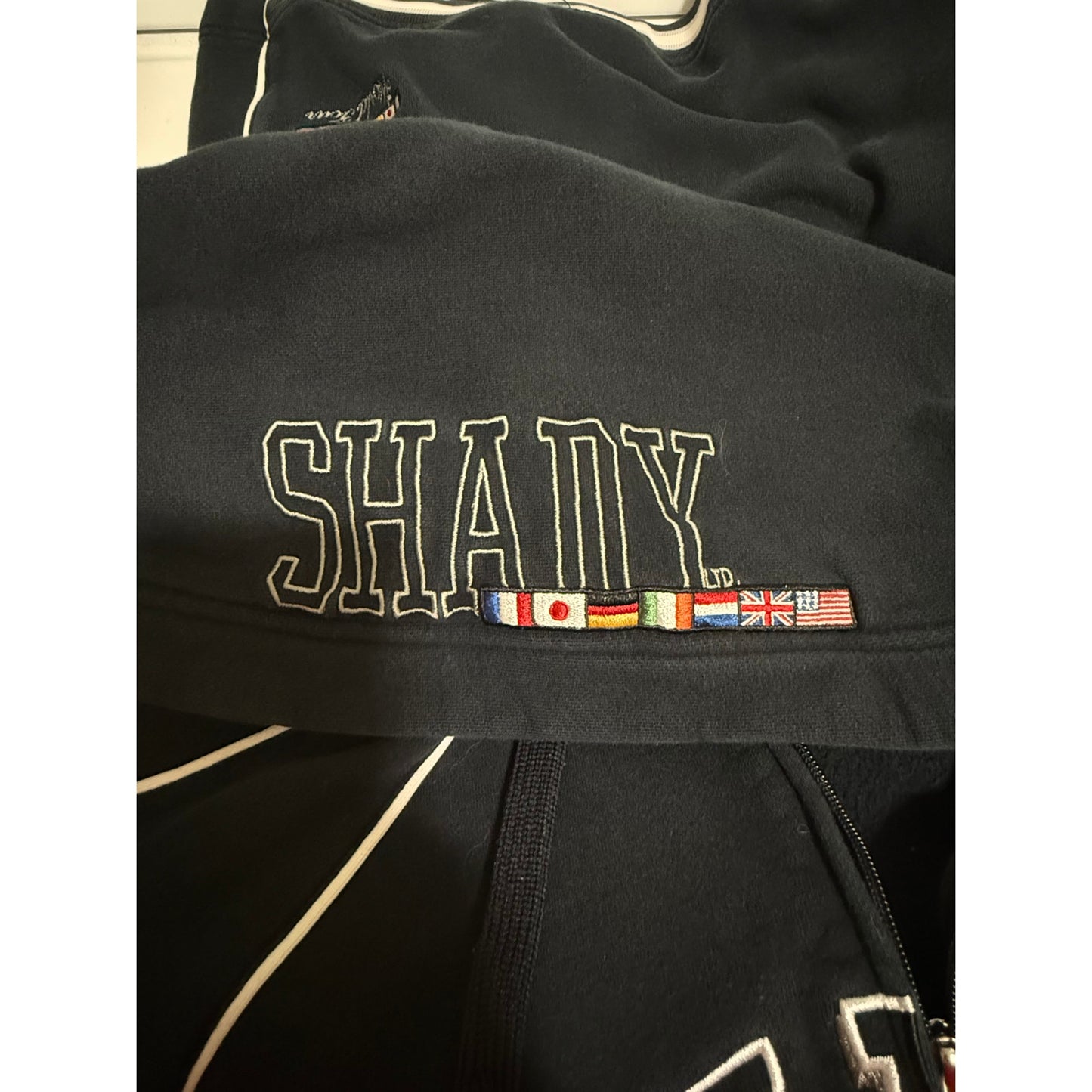 Eminem Shady World Tour Vintage RARE Zip Up Hoodie - Large - Shady Limited
